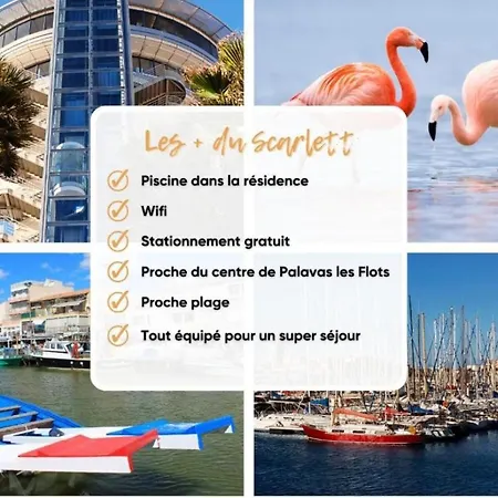 Janislove34 Maison 1 Avec Acces Piscine Dans A Les Flots Holiday home *